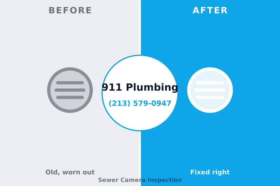Before and after: plumbing repair Fair Oaks Ranch, TX